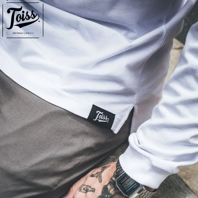 TOISS  |Street Style Long Sleeves Plain Cotton Long Sleeve T-shirt