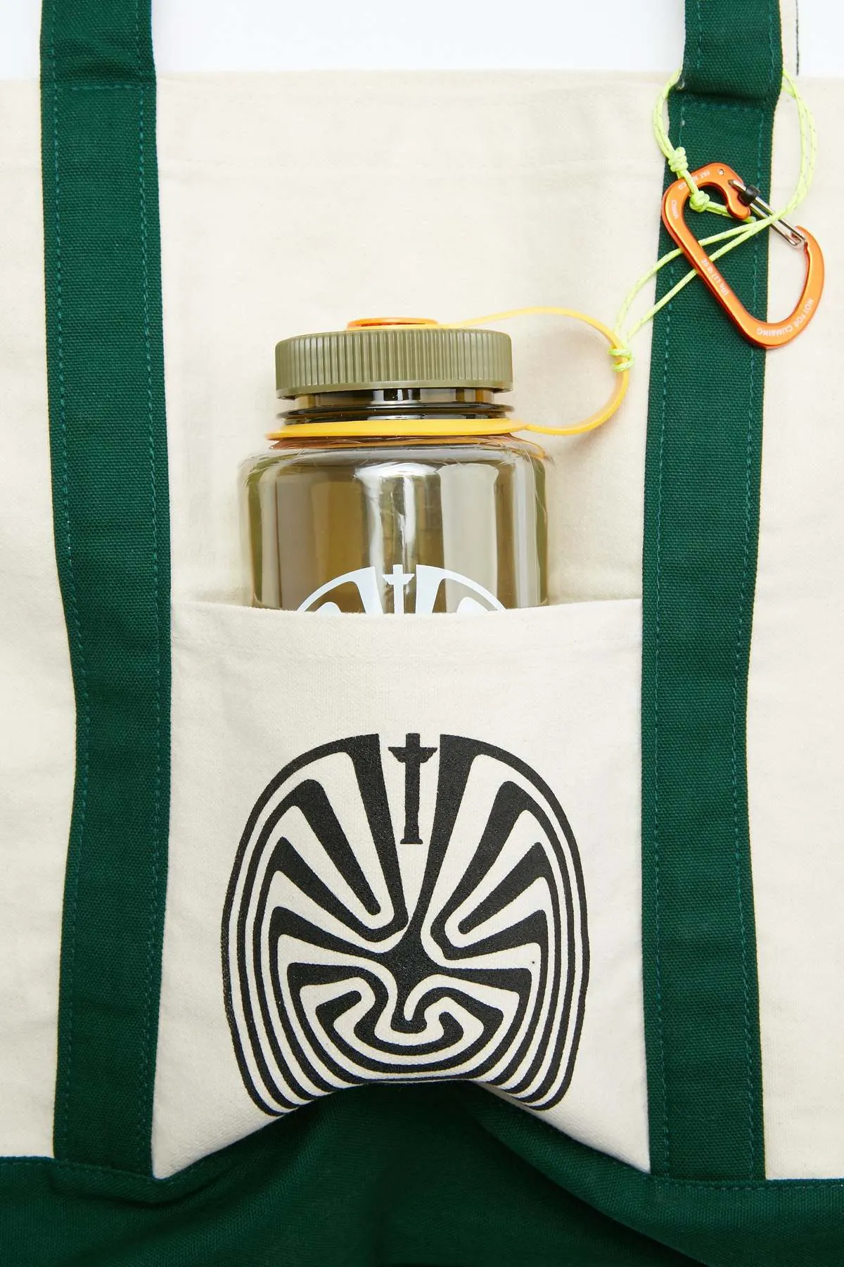 Totem in the Maze Carry All Boat Tote Bag - Green