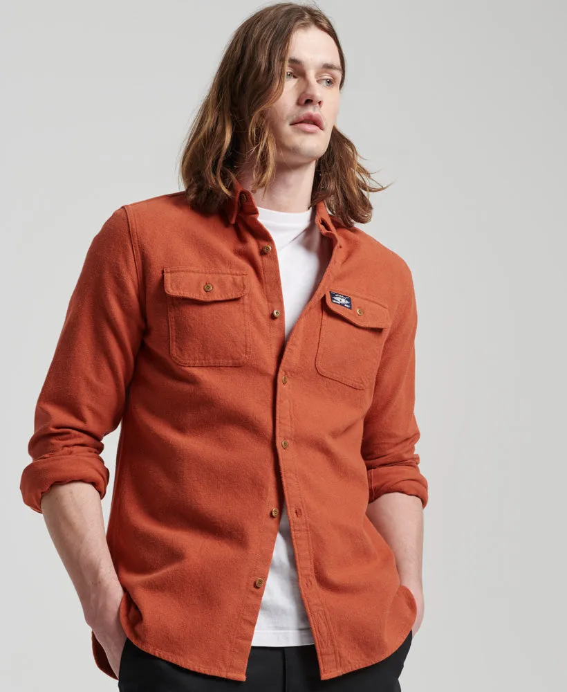 Trailsman Flannel Shirt | Burnt Orange