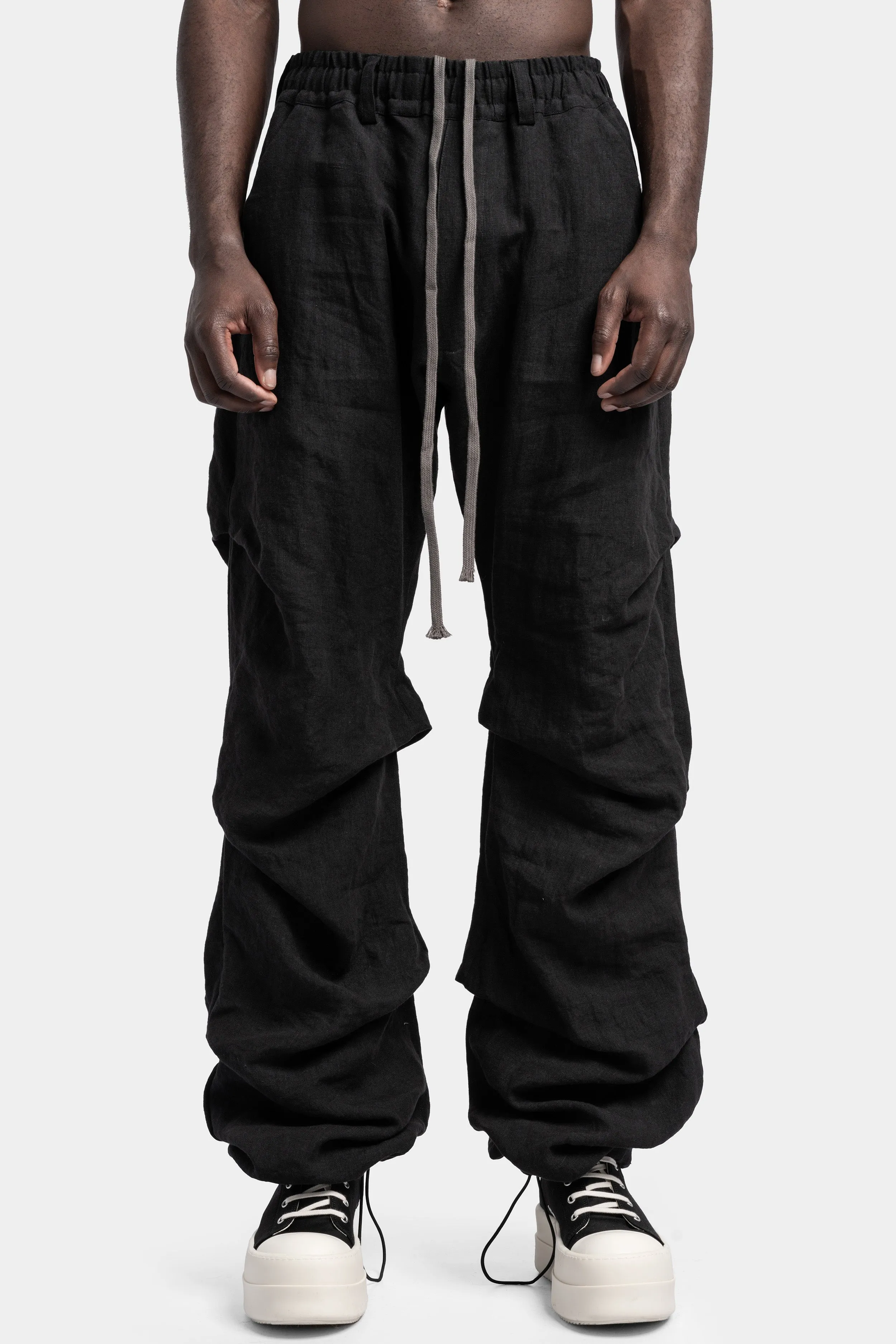 Tuck baggy pants, Black