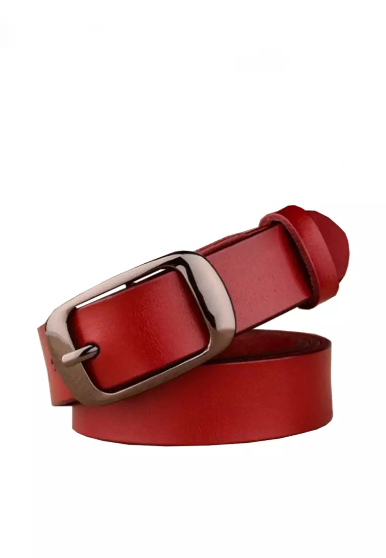 Twenty Eight Shoes VANSA Simple Leather Pin Buckle Belt  VAW-Bt008B