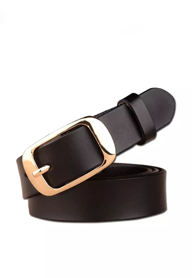 Twenty Eight Shoes VANSA Simple Leather Pin Buckle Belt  VAW-Bt008G