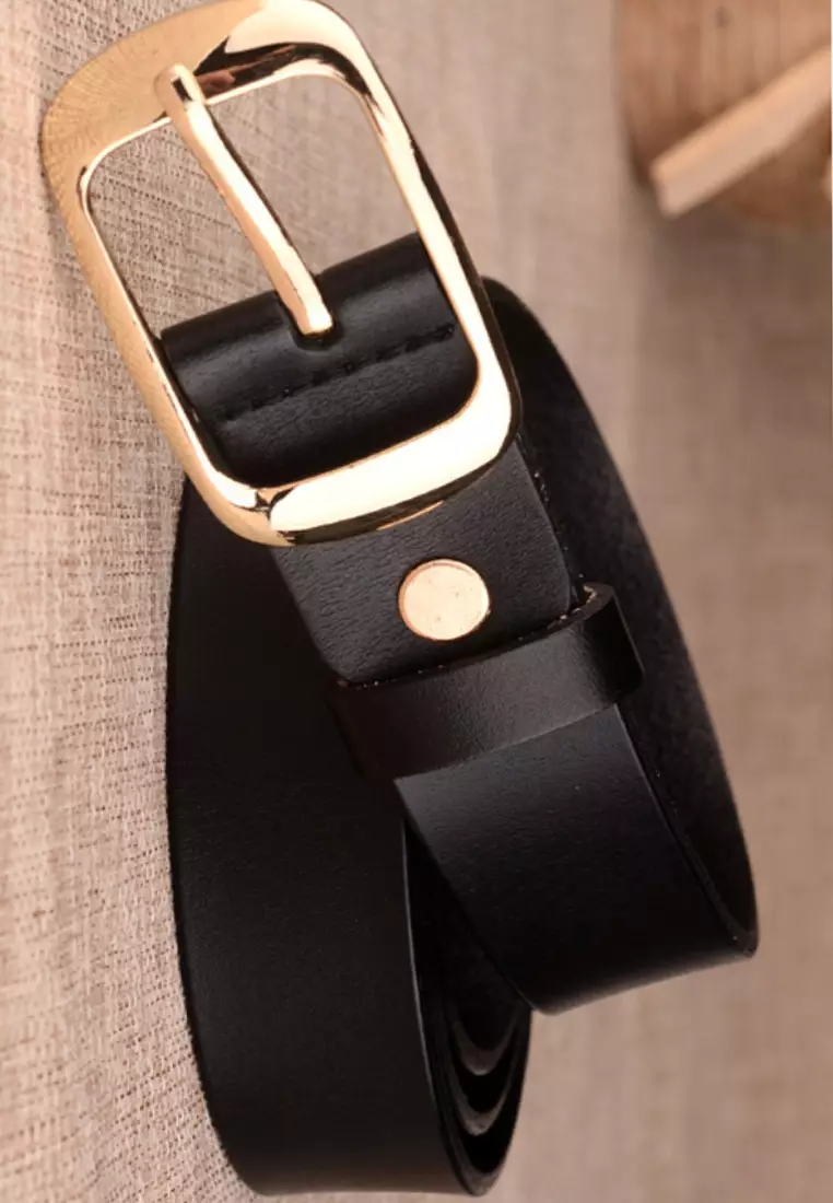 Twenty Eight Shoes VANSA Simple Leather Pin Buckle Belt  VAW-Bt008G