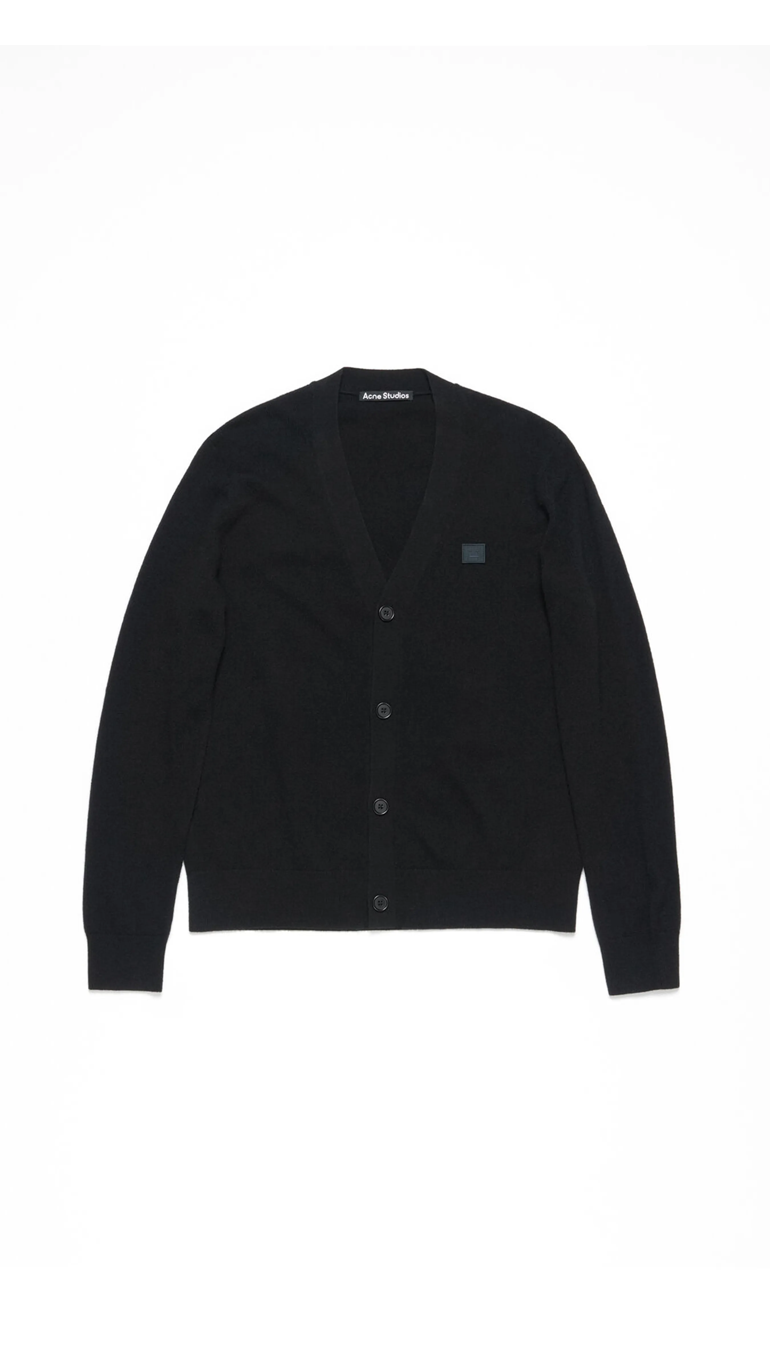 V-Neck Cardigan - Black