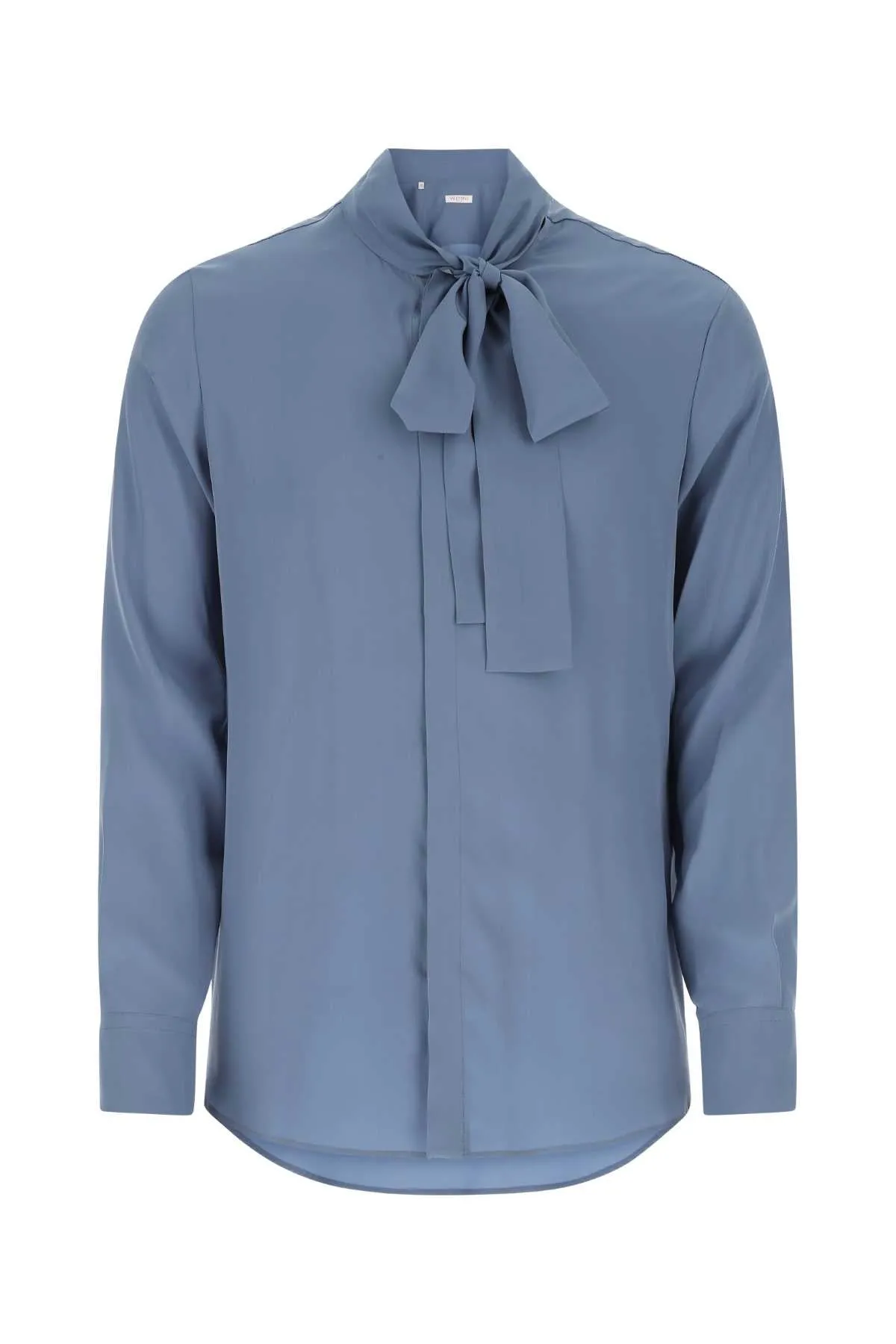 Valentino Scarf Detailed Long-Sleeved Shirt