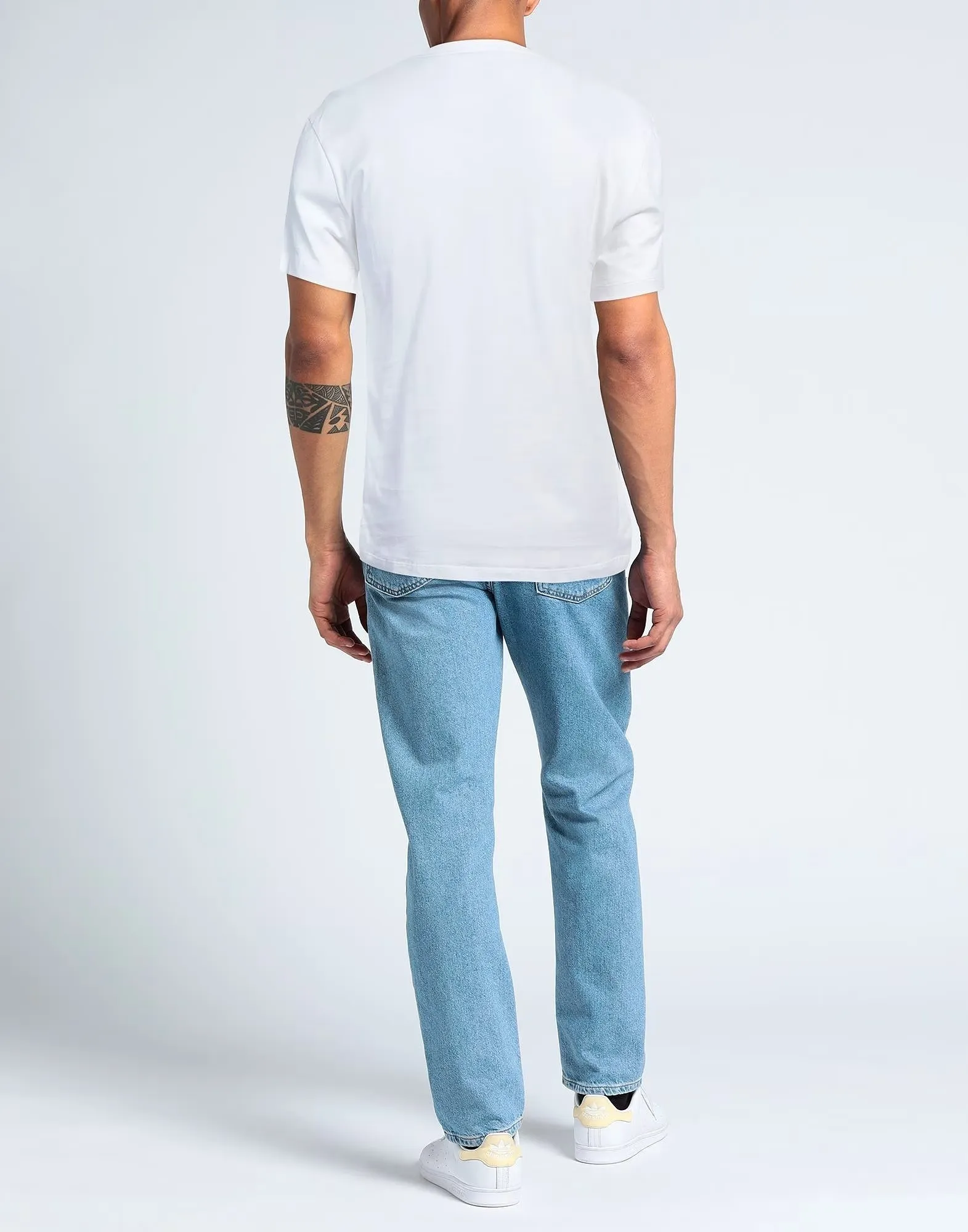 VERSACE  |Crew Neck Pullovers Plain Cotton Short Sleeves Oversized