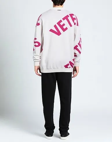 VETEMENTS  |Pullovers Unisex Wool Street Style Long Sleeves Logo