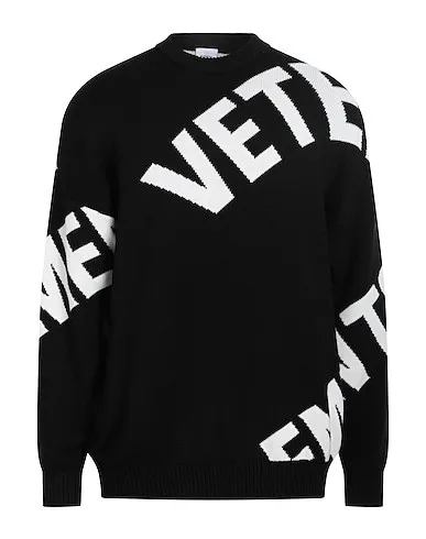 VETEMENTS  |Pullovers Unisex Wool Street Style Long Sleeves Logo