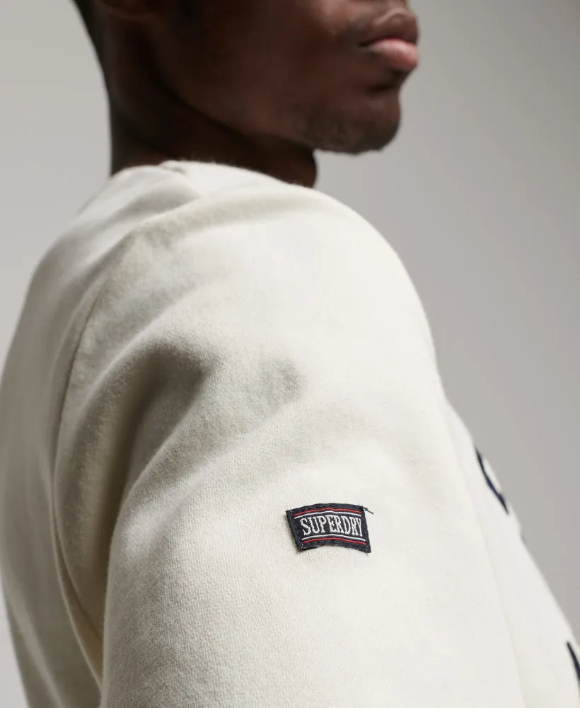 Vintage Gym Athletic Sweatshirt | Winter Cream