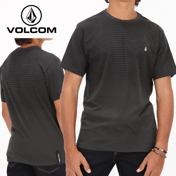 Volcom  |Pullovers Stripes Unisex Street Style Cotton Short Sleeves