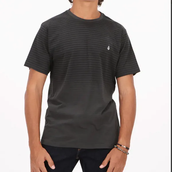 Volcom  |Pullovers Stripes Unisex Street Style Cotton Short Sleeves