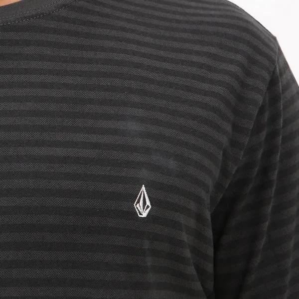 Volcom  |Pullovers Stripes Unisex Street Style Cotton Short Sleeves