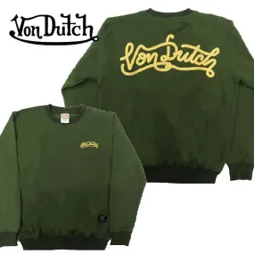 Von Dutch  |Pullovers Unisex Street Style Long Sleeves Plain Cotton