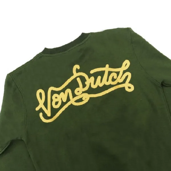 Von Dutch  |Pullovers Unisex Street Style Long Sleeves Plain Cotton