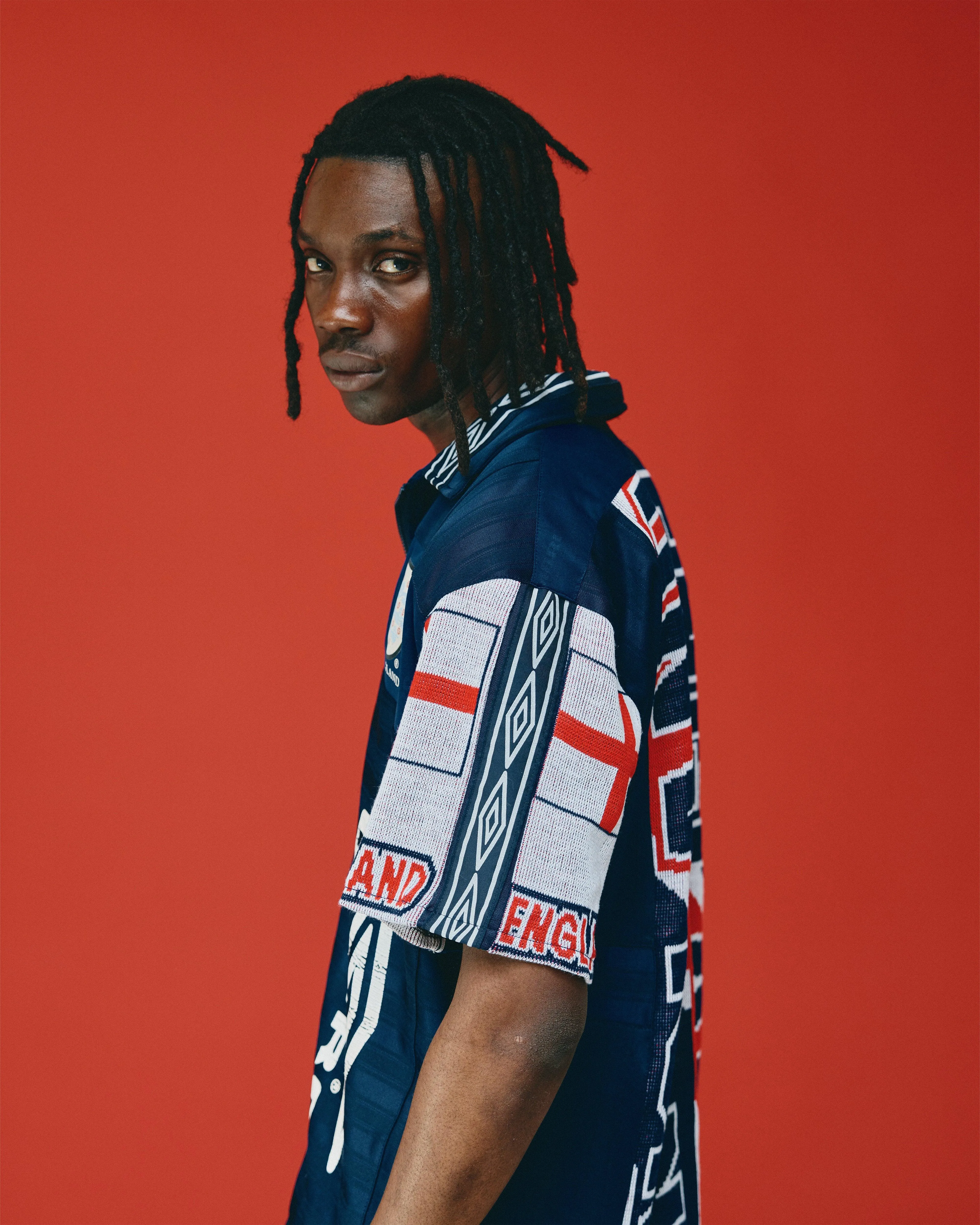 VT Rework : England x Umbro Scarf Zip Up Shirt