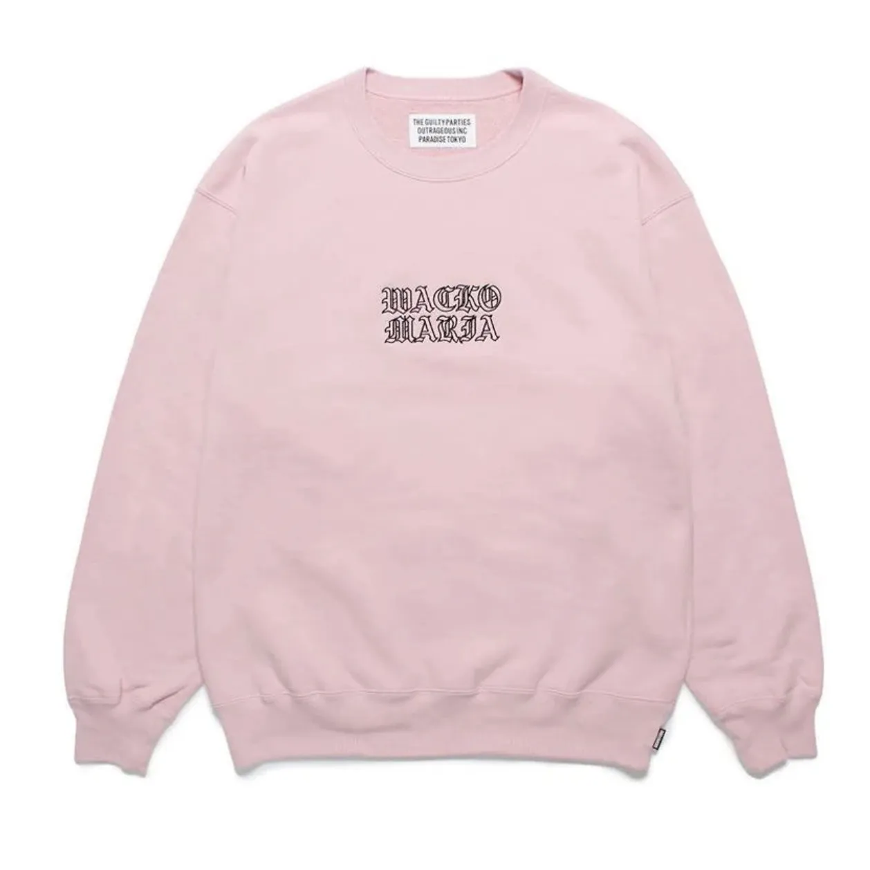 WACKO MARIA  |Pullovers Unisex Street Style Long Sleeves Cotton Logo