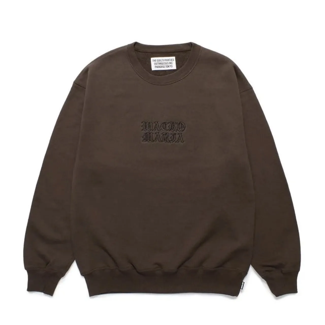 WACKO MARIA  |Pullovers Unisex Street Style Long Sleeves Cotton Logo