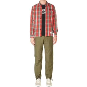 Wacko Maria Type 2 Flannel Check ShirtRed