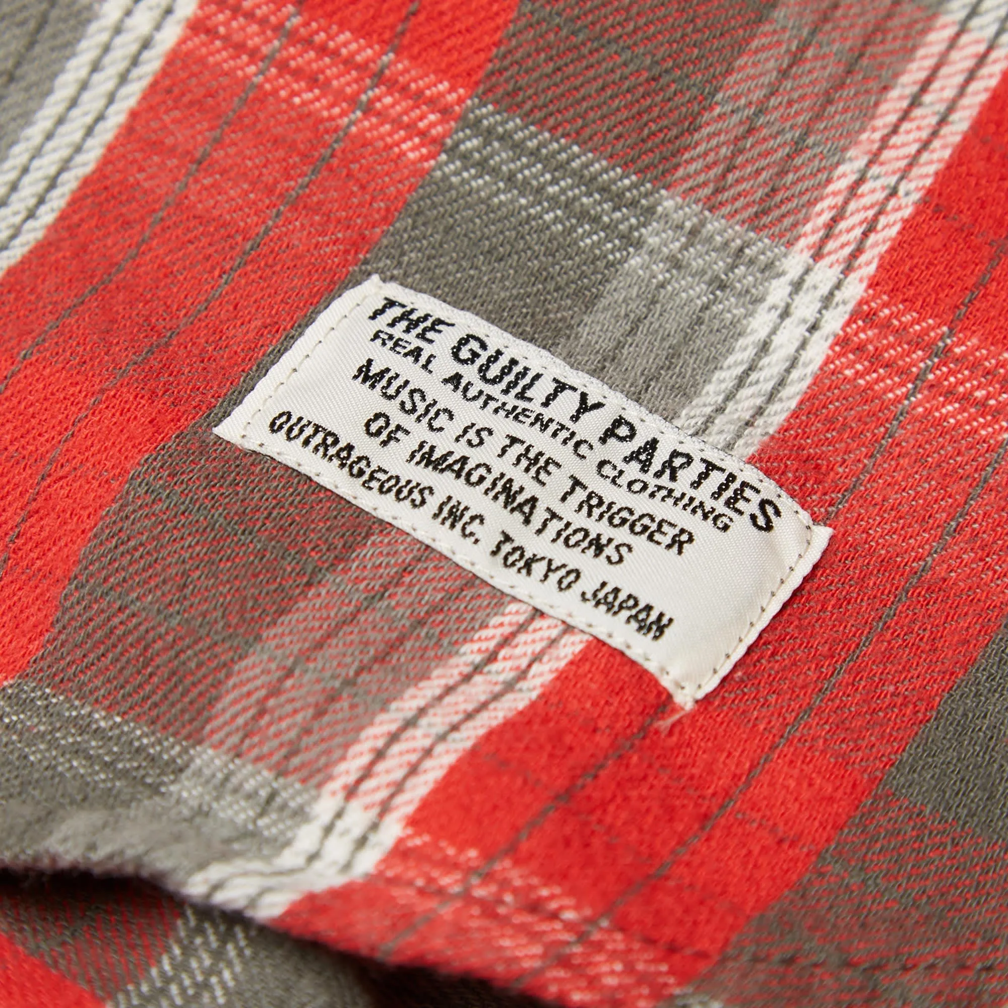 Wacko Maria Type 2 Flannel Check ShirtRed