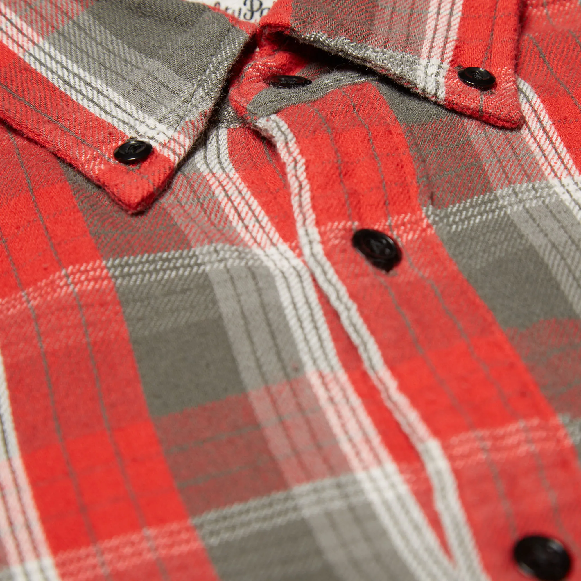 Wacko Maria Type 2 Flannel Check ShirtRed