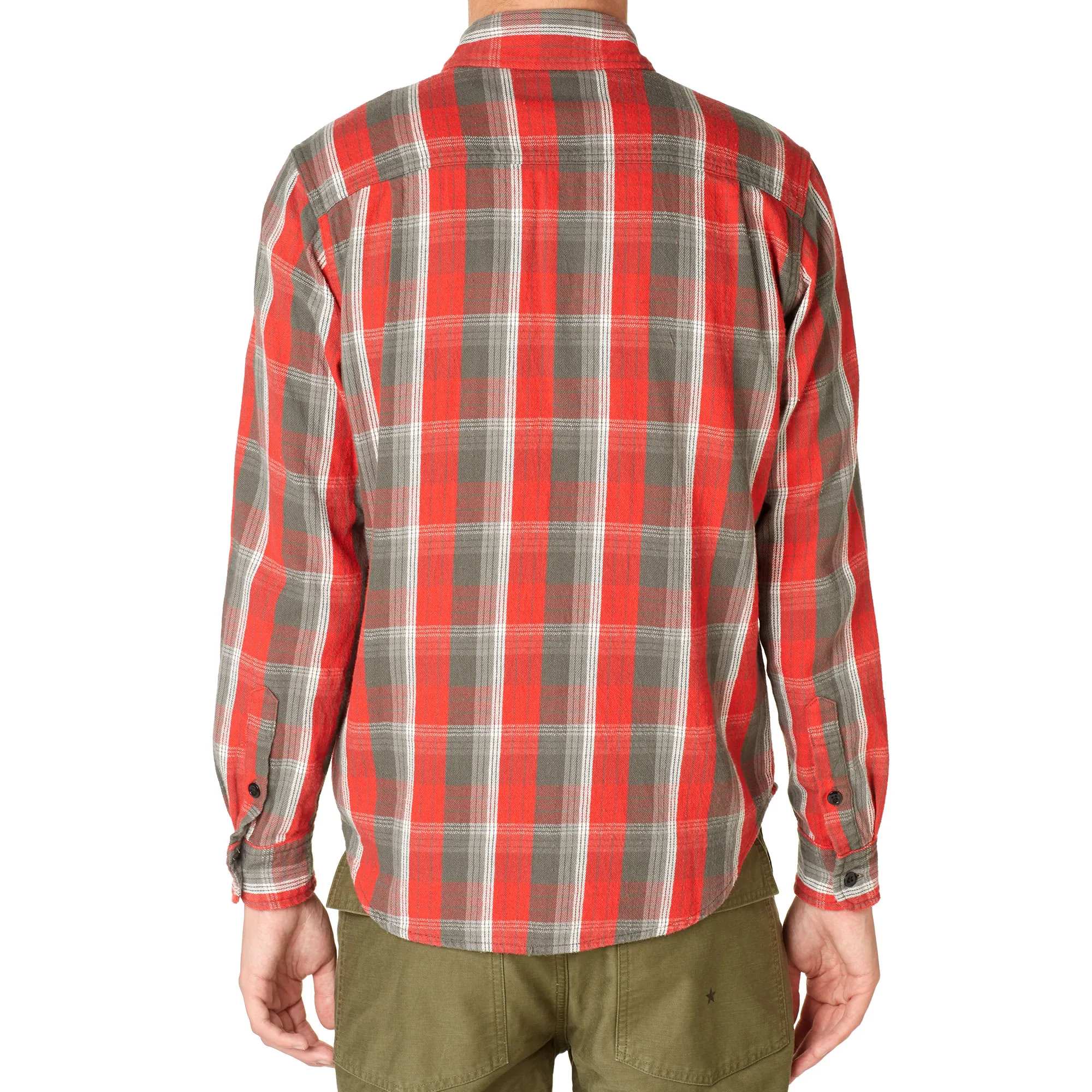 Wacko Maria Type 2 Flannel Check ShirtRed