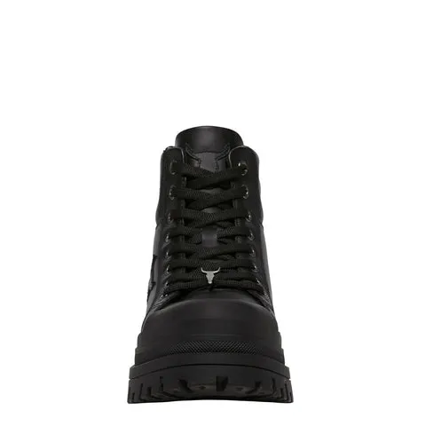 Windsor Smith DISASTER BLACK LEATHER BOOT