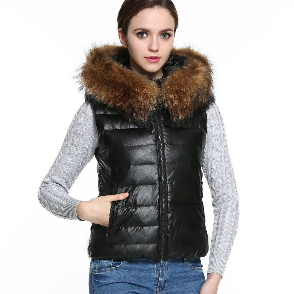 Women jacket Down Cotton Parkas Short Faux Fur Collar Hooded Coat Quilted slim Jackets Plus Size