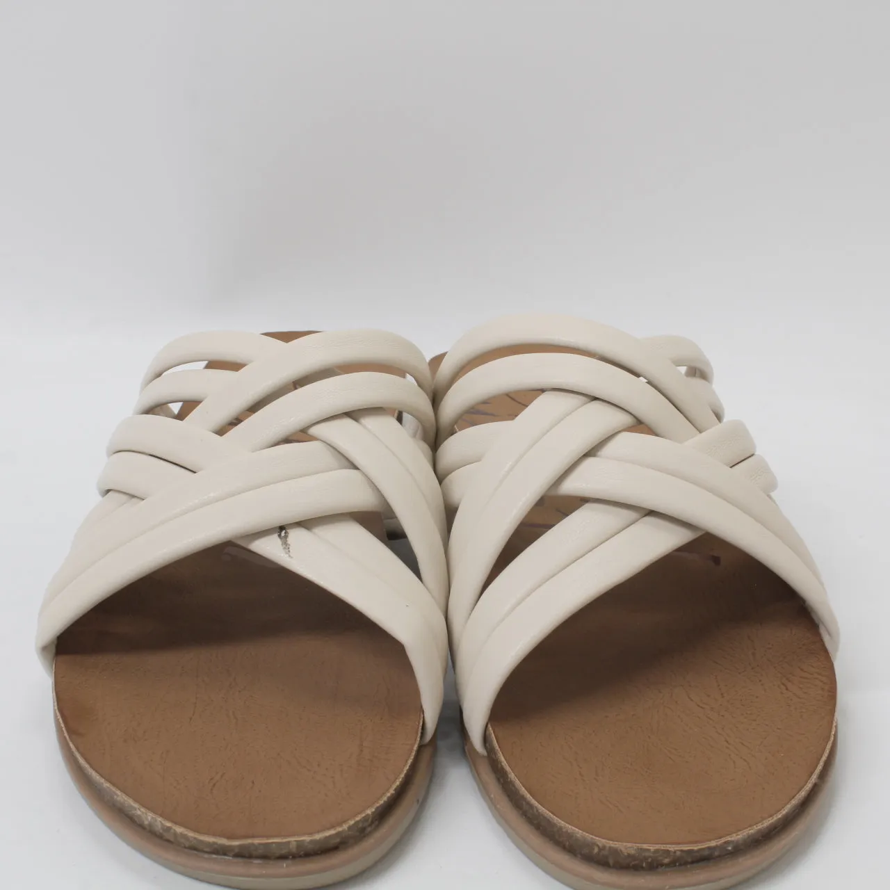 Womens Blowfish Malibu Myll Slides Light Beige Uk Size 3