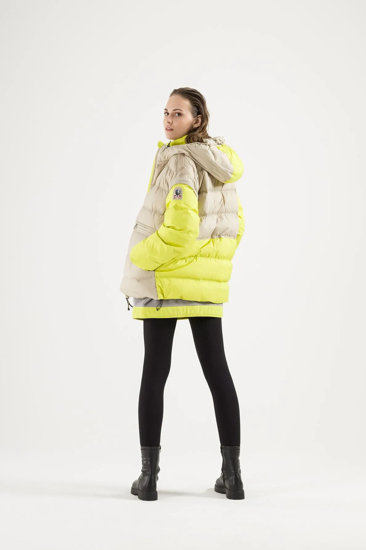 Women's Down Jacket Scout Tapioca/citronelle