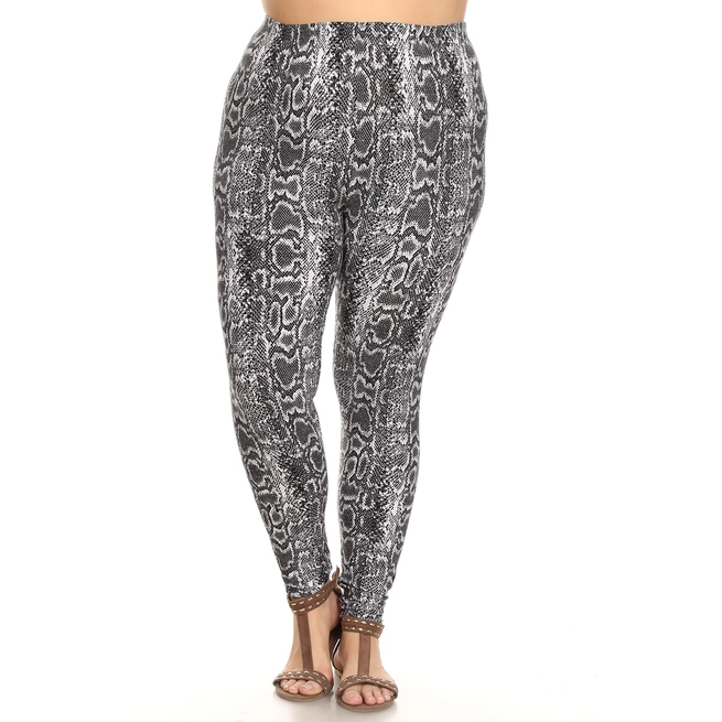 Women's High Waist Patterned Leggings