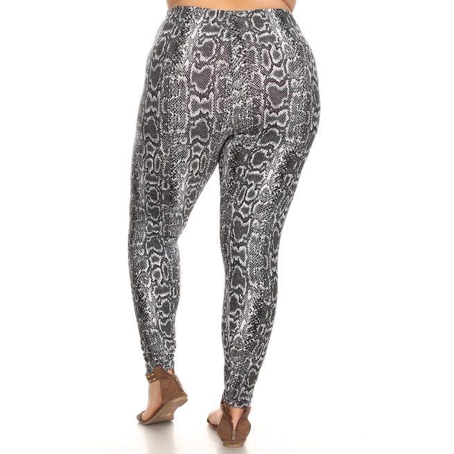 Women's High Waist Patterned Leggings