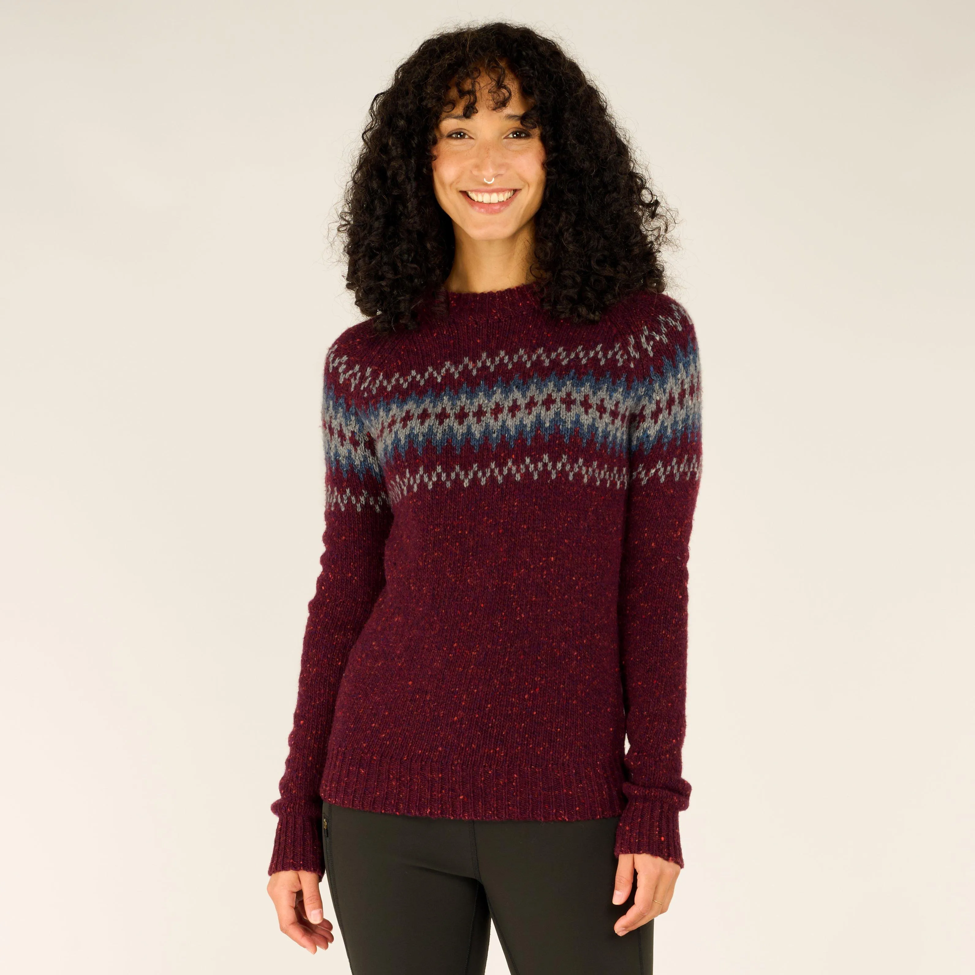 Women's Sherpa Adventure Dumji Crew Neck | Knitted Jumpers UK