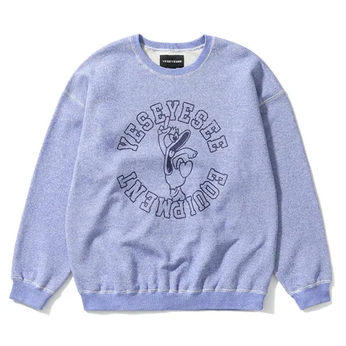 YESEYESEE  |Unisex Street Style Long Sleeves Logo Sweatshirts