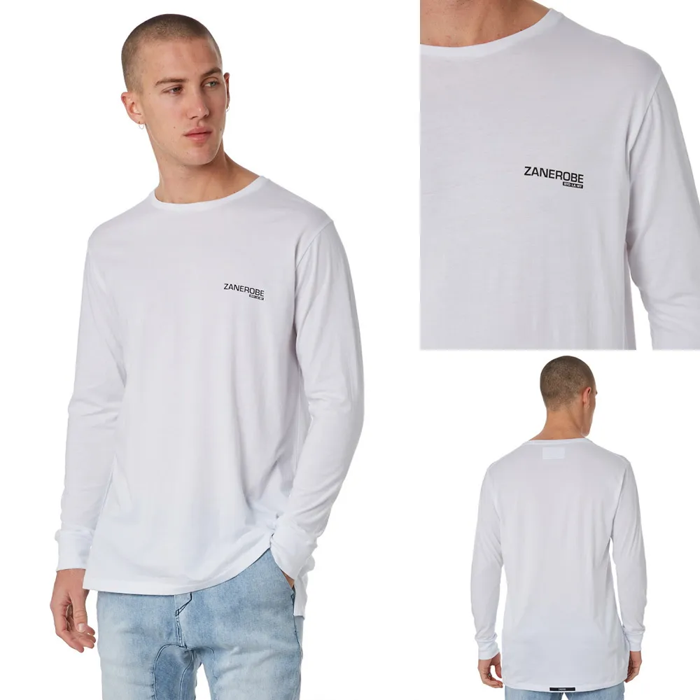 ZANEROBE  |Crew Neck Street Style Long Sleeves Cotton