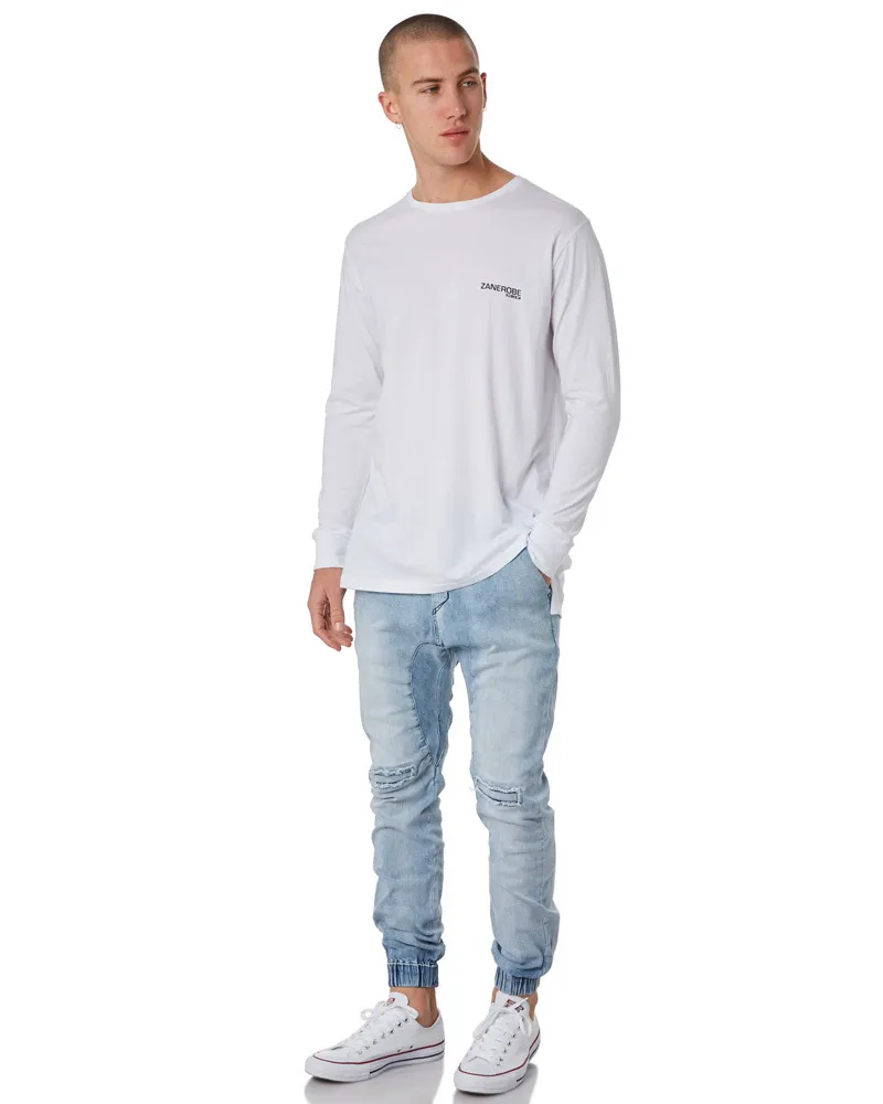 ZANEROBE  |Crew Neck Street Style Long Sleeves Cotton