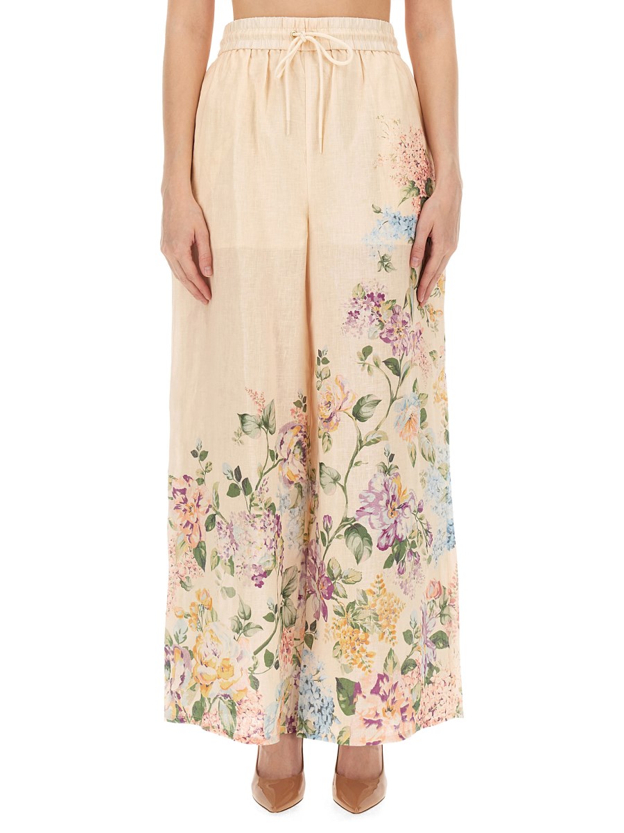 ZIMMERMANN    HALLIDAY LINEN PANTS