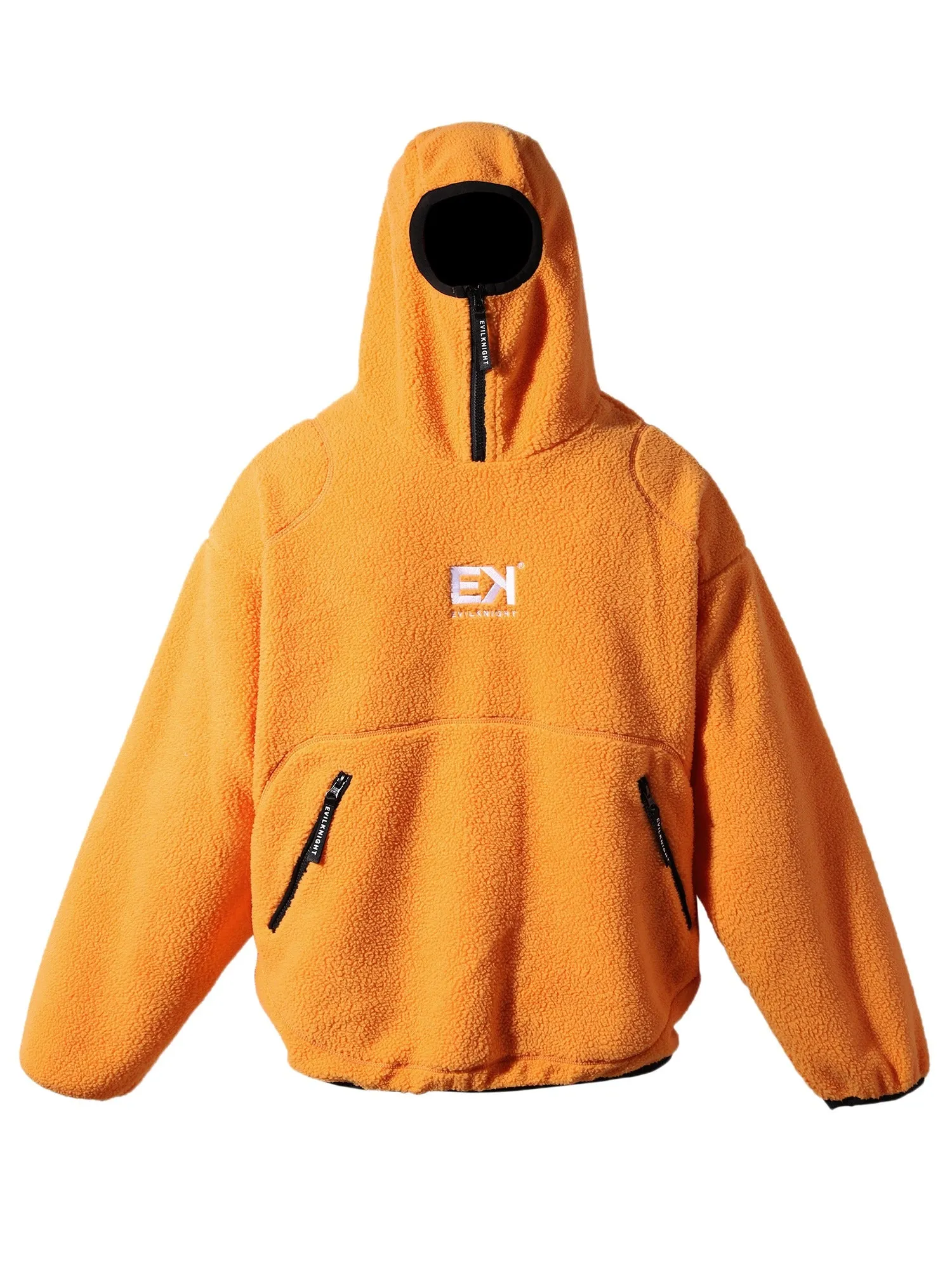 Zip Logo Fleece Sweater